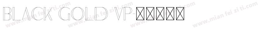 Black Gold VP字体转换